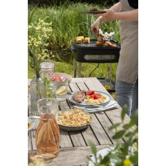 "Discover the FRITEL Family BBQ 3278 Red/Black Grill - Perfect for Outdoor Cooking Adventures!"